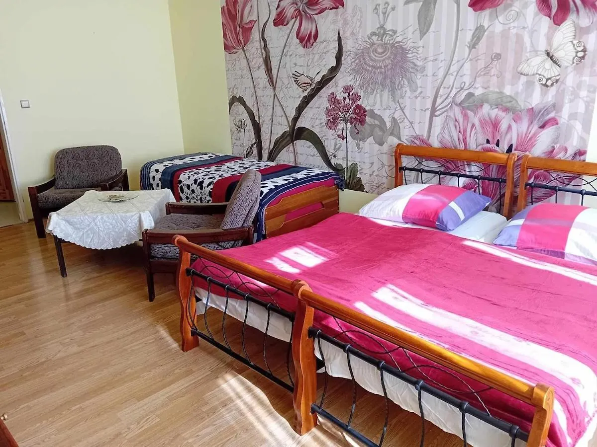 Flowery Bedroom Apartment Prague Zizkov location
